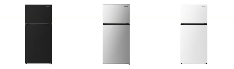 Hisense counter-depth top-mount refrigerators